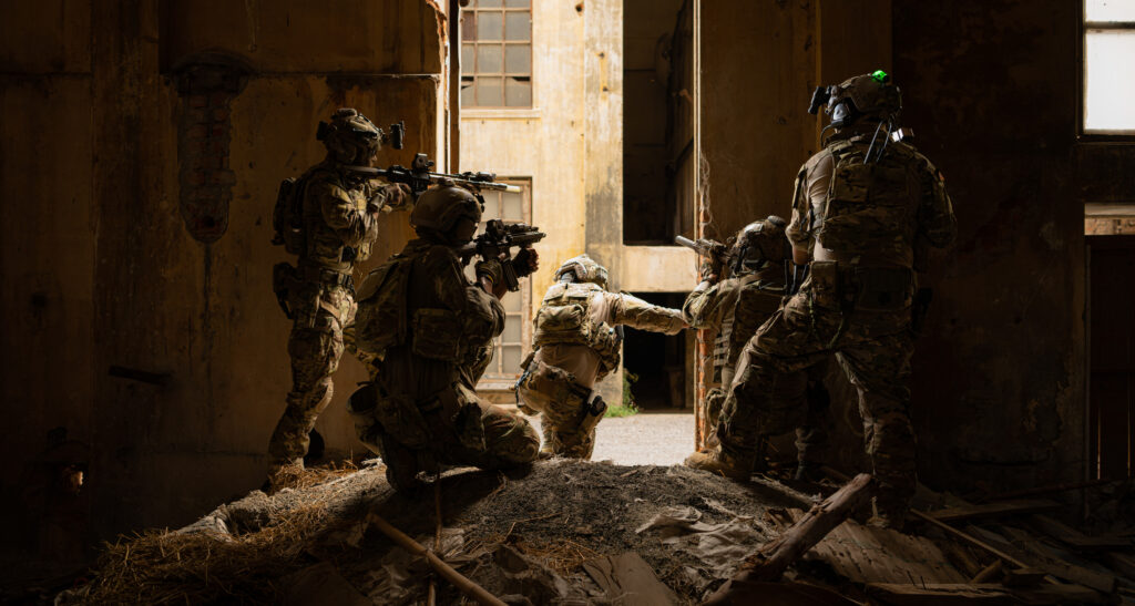 special operations forces, study geography and plan an attack on